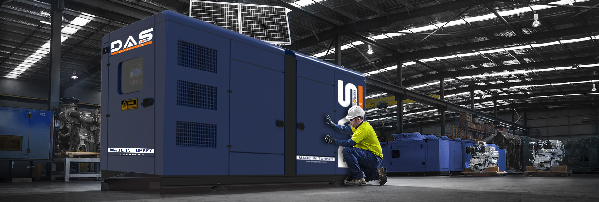Das Power Jeneratör Üretim Fabrikası Resmi
