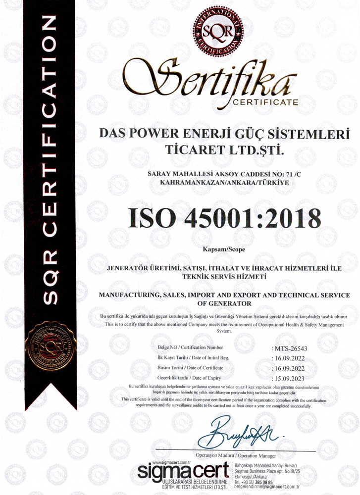 ISO 45001:2018 - Das Power